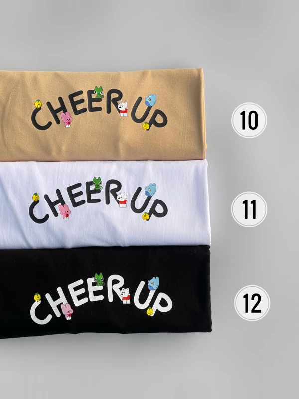تیشرت قواره نرمال  cheer