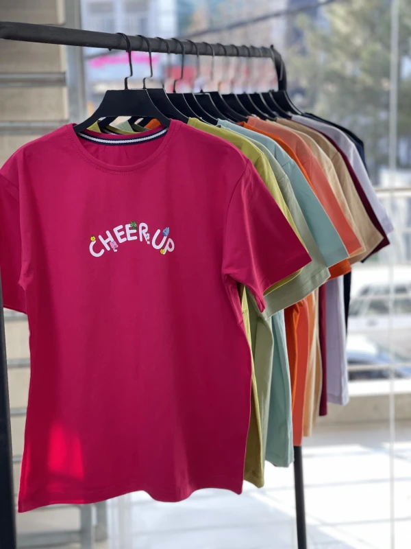 تیشرت قواره نرمال  cheer