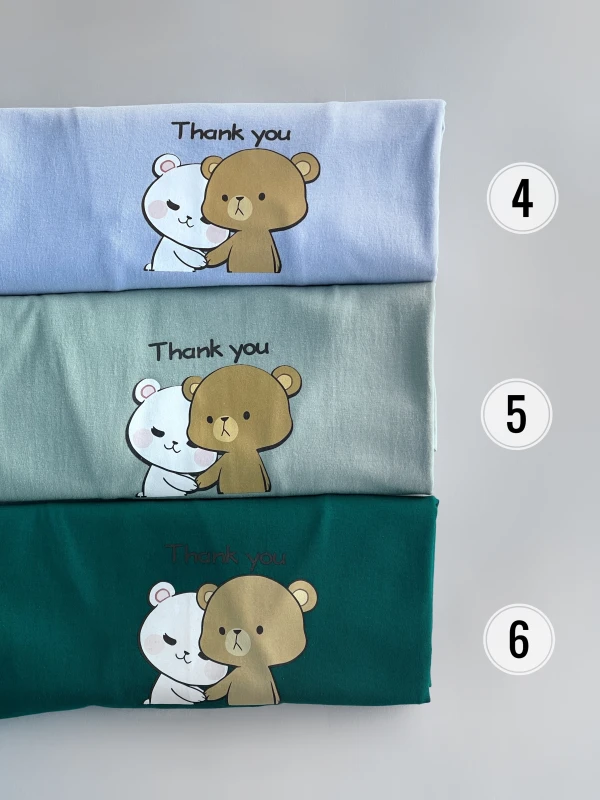تیشرت قواره نرمال thank you