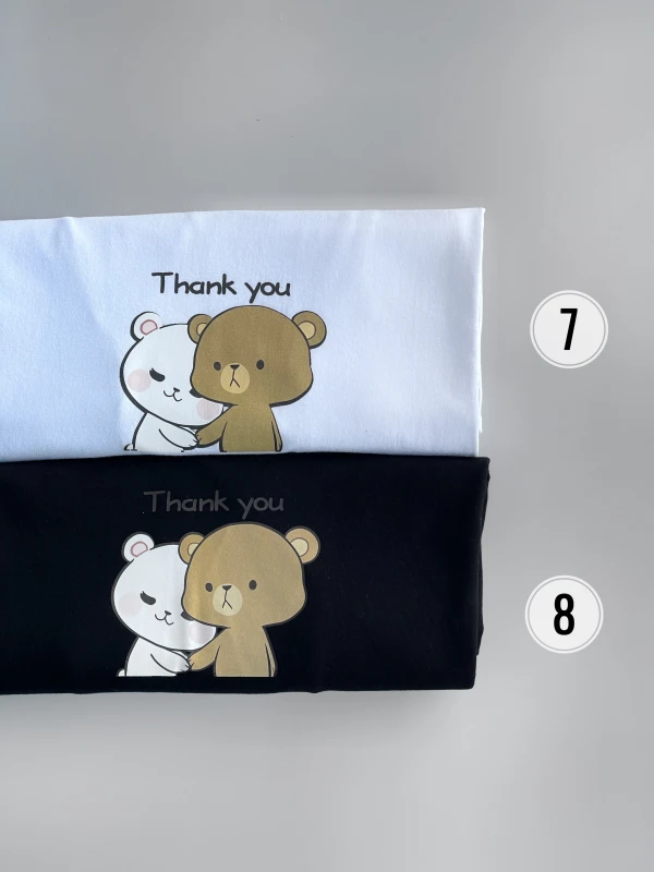 تیشرت قواره نرمال thank you