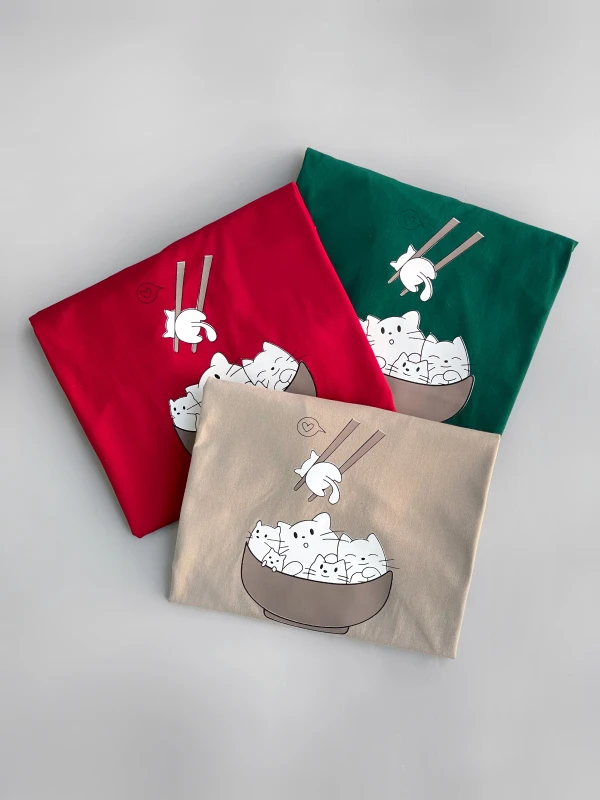 تیشرت نخ پنبه گربه 1131