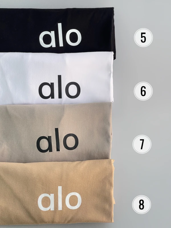 تیشرت نخ پنبه لانگ alo 1180