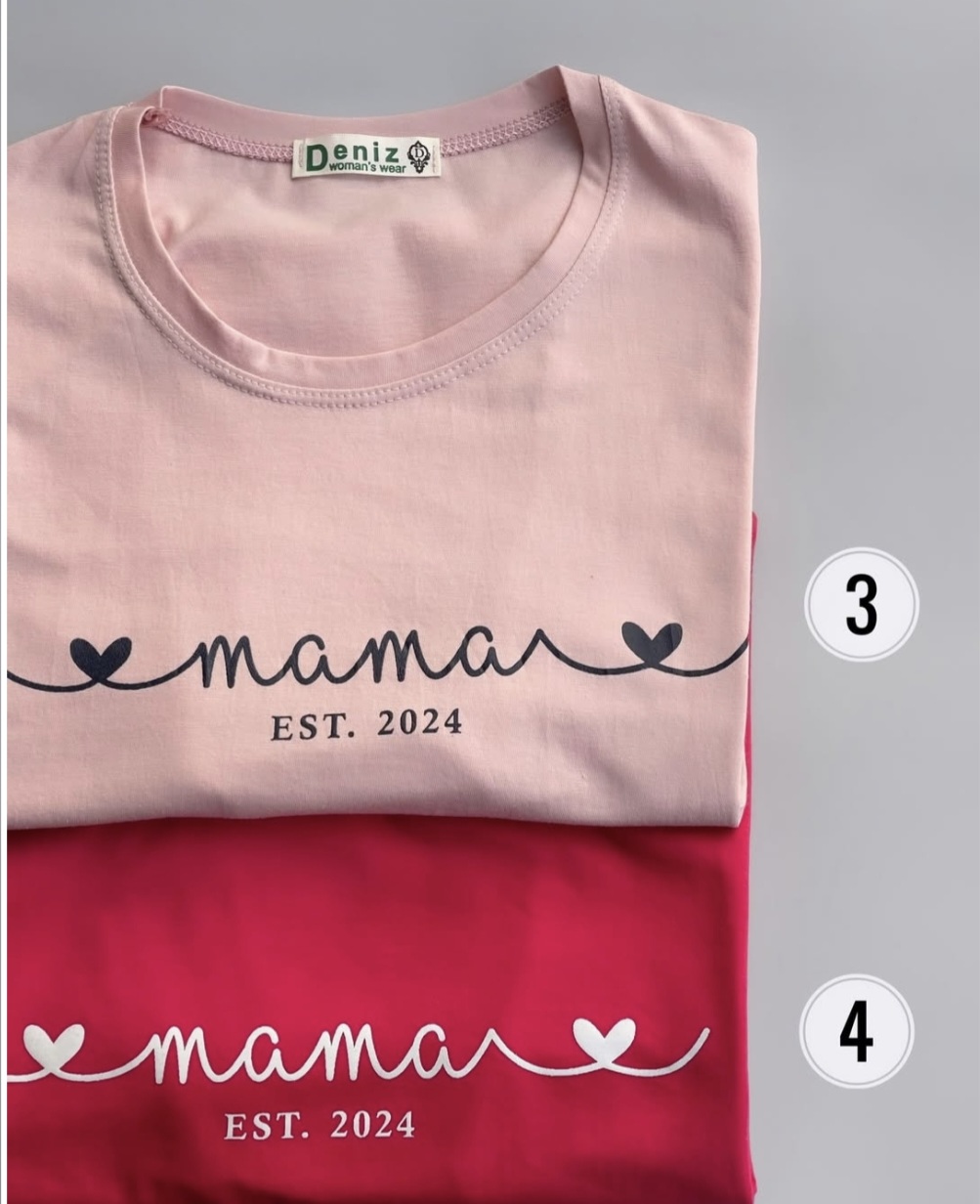 تیشرت نخ پنبه mama