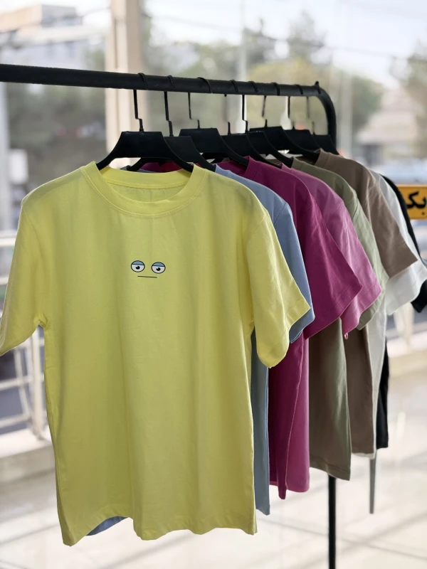 تیشرت نخ پنبه استیکر 1278