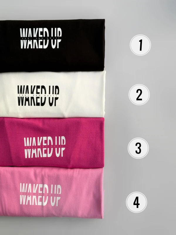تیشرت نخ پنبه waked up 1281