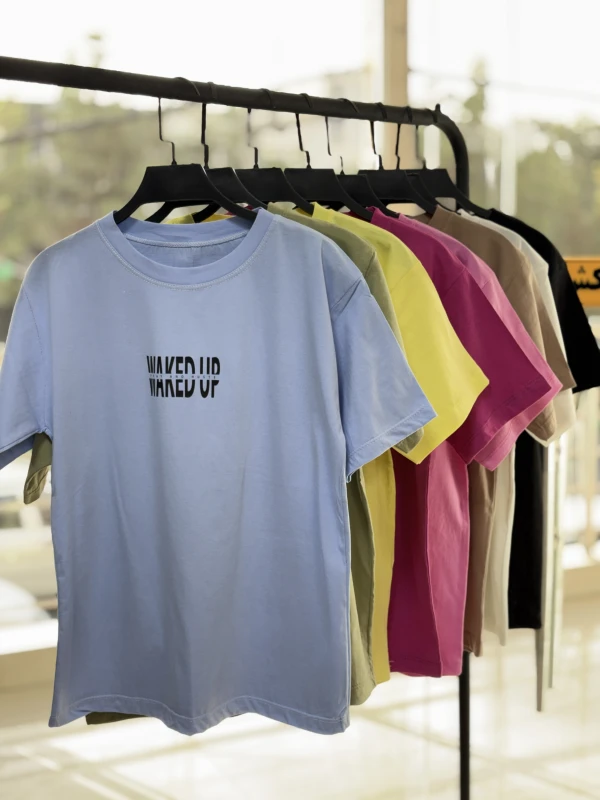 تیشرت نخ پنبه waked up 1281
