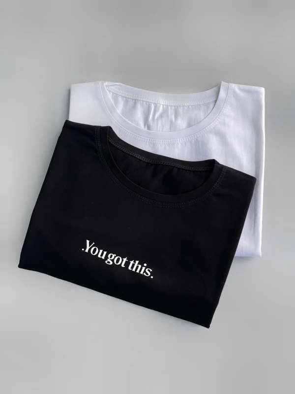تیشرت قواره نرمال  yougot this