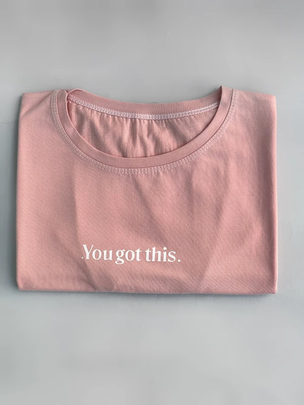 تیشرت قواره نرمال  yougot this