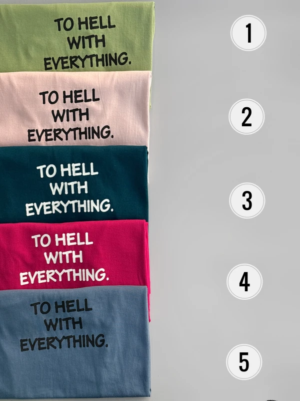 تیشرت نخ پنبه  Hell 1377